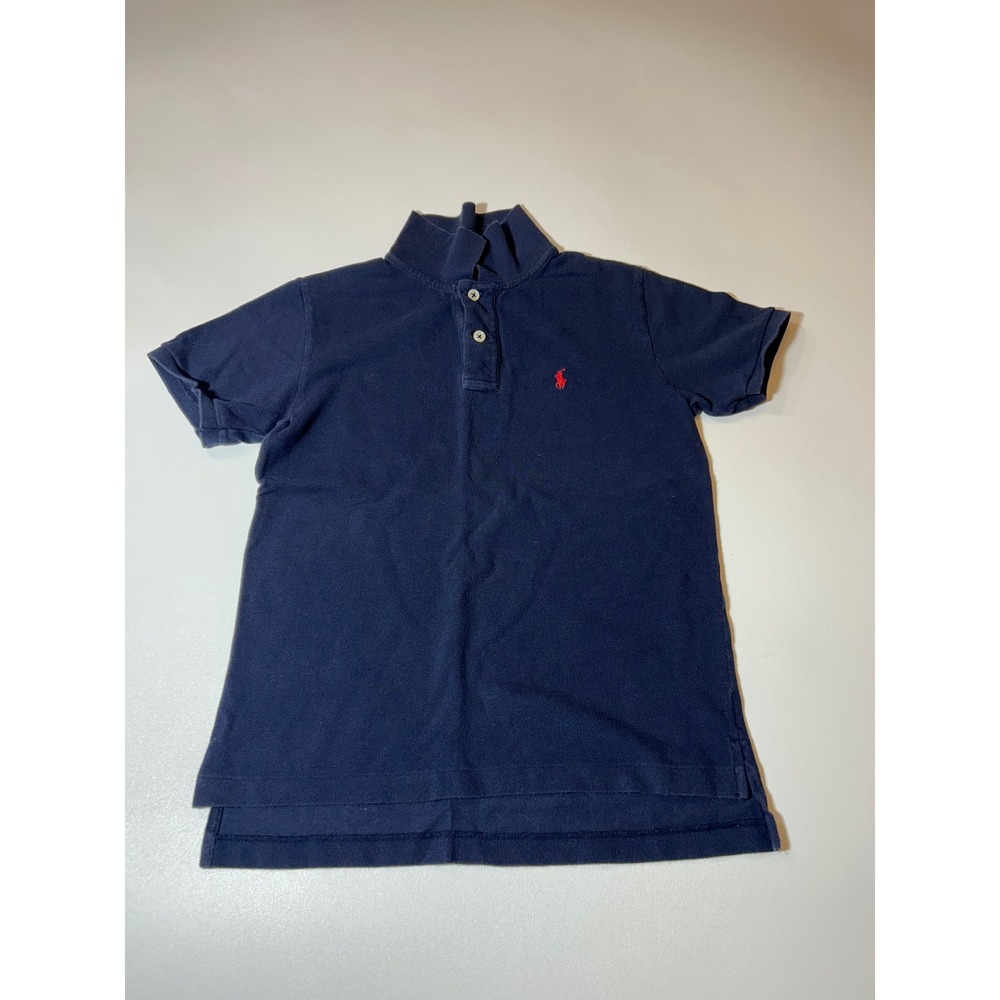 Polo Ralph Lauren Polo Shirt Boys' 7 Navy Blue Classic Pony